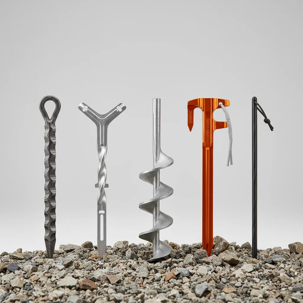 camping tent stakes